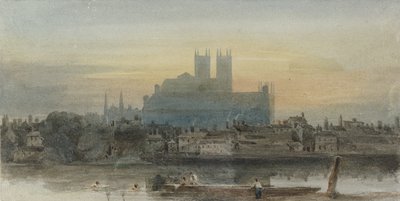 Westminster da Lambeth, c.1813 da David Cox